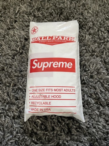 Supreme Ballpark Rain Poncho Box Logo SS20