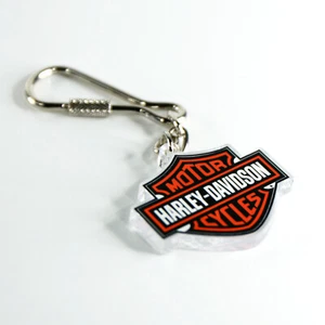Harley Davidson Motorbike Badge Logo Key Ring - Picture 1 of 3