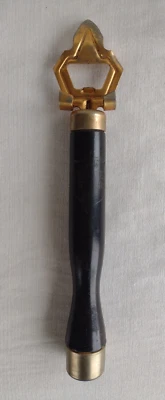 Abridor extra grande vintage de metal y madera para cerveza Lone Star ~ 10" Foto 1 de 4