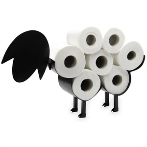 Toilet Roll Holder Sheep Free Standing Novelty Metal Toilet Paper Stand | Pukkr - Picture 1 of 6