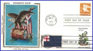USA3 #1973 U/A COLORANO SILK FDC Combo3 Massachusetts - Bild 1 von 1