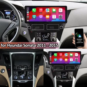 12.3'' For Hyundai Sonata 2011-2015 Android 13 CarPlay Car Stereo Radio GPS NAVI - Picture 1 of 16