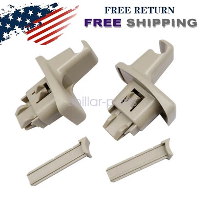 2 Pcs Sun Visor Retainer Clip Fit Chevrolet Express GMC Savana 1500 2003-2014 Foto 1 de 4