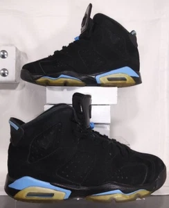 Nike Air Jordan 6 UNC, 384665-006, schwarz/carolinablau, Größe 6,5Y - Bild 1 von 7