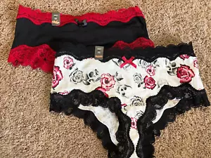 Torrid Panty Lot Cheeky Lace Skull Plus Size 00 NEW - Picture 1 of 4