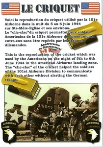 WW2 - CP - Le criquet de la 101ème Airborne Division - Imagen 1 de 1