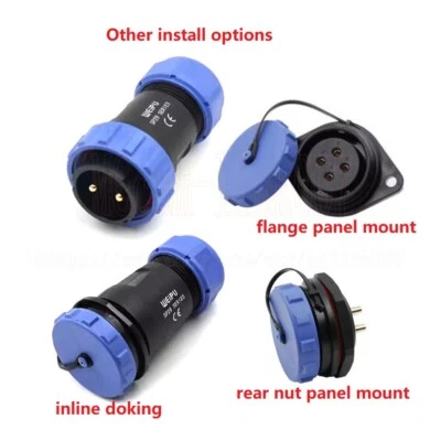 SP29 Weipu 2 3 4 7 8 9 10 12 16 17 20 24 26 35Pin Waterproof Aviation Connectors - Image 1 of 4