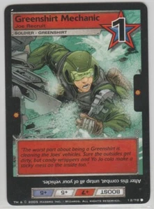 Wizards of the Coast G.I. 2005 Camiseta mecánica Joe Armored Strike TCG #12 verde - Imagen 1 de 1