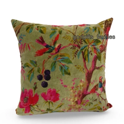 Plush Velvet Cushion Covers Sofa Pillow Cases Soft Cushion Cover 18x18" 20x20 In - Image 1 of 4