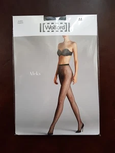 NEW Wolford Tights Aleks Black Size M - Picture 1 of 2
