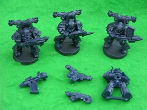 BLACK PLASTIC SPACEMARINE SPARES MULTI-LISTING - Picture 1 of 8