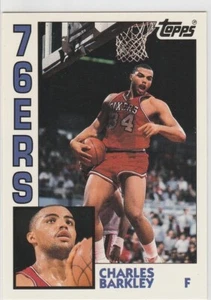 TARJETA DE NOVATO CHARLES BARKLEY Topps Archives Philadelphia 76ers RC Baloncesto SUNS - Imagen 1 de 2