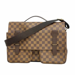 Louis Vuitton Shoulder Bag Damier Broadway N42270 Ebene Men's Women's - Picture 1 of 10