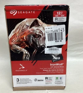 Disco duro interno NAS empresarial Seagate IronWolf Pro 12 TB CMR 3,5 pulgadas SATA 6 GB/s - Imagen 1 de 5