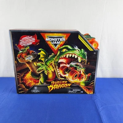 Juego Monster Jam Dueling Dragon con exclusivo camión dragón y lanzador Foto 1 de 4