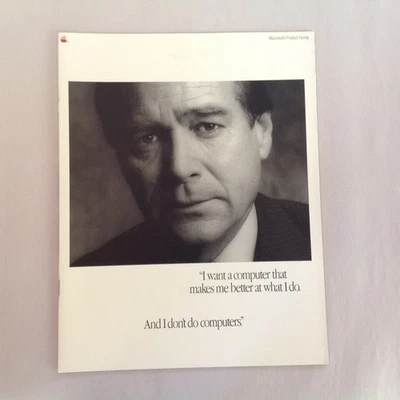 Vintage 1987 Apple Macintosh Product Family Computer Systems Sales Booklet - Image 1 of 4