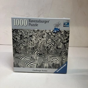 Sealed Ravensburger 1000 Piece Zebra Challenge Puzzle - Picture 1 of 6