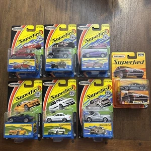 (7) MATCHBOX SUPERFAST 35 YEARS Diablo, Benz, Ford, Viper LIMITED EDITION New - Picture 1 of 8
