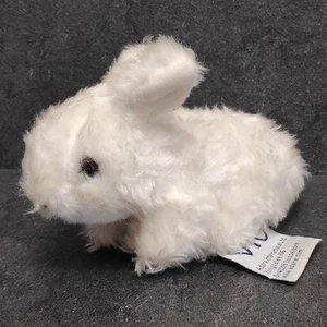 Weißer Hase Vio Plüsch Hasi Kuscheltier Kaninchen Plüschtier Ca. 14 cm Lang - Bild 1 von 8
