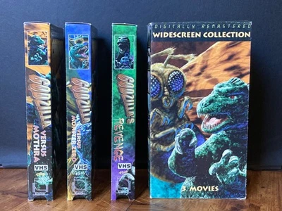 Godzilla Widescreen Collection Simitar BOX SET vs Mothra, Monster Zero, Revenge - Image 1 of 4