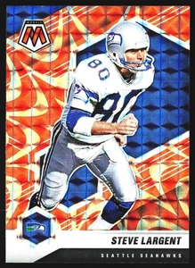 Steve Largent 2021 Panini Mosaic Reactive Orange Prizm Seattle Seahawks #180 - Imagen 1 de 2