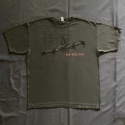 Футболка мужская The National World War 2 Museum XL зеленая B-17 самолет авиация - Изображение 1 из 4