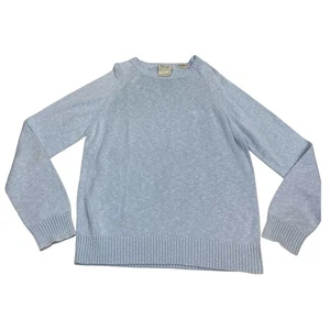 Vintage Timberland Coton/Lin Pull L 90s Y2K Pull Bleu Hommes - Picture 1 of 9