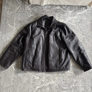 Chaqueta de cuero negra Jos A Bank para hombre talla XL - Imagen 1 de 12