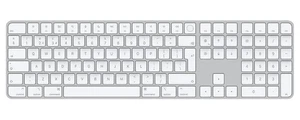 Magic Keyboard with Touch ID and Numeric Keypad, White Keys - MXK73B/A - Picture 1 of 5