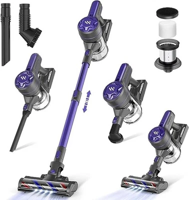 ZOKER Direct Stick Vacuum Cordless 4 In 1 2200mAh A10PRO - PURPLE - Image 1 of 4