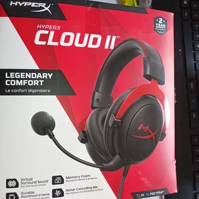 Hyper X Cloud 2 Gaming Headset Gun Metal + OVP! (PC PS4 XBOX & Mobile) - Bild 1 von 4