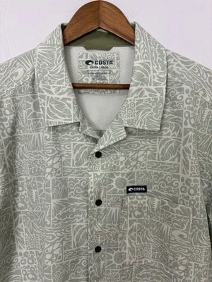 Camisa Costa Hombre Performance Pesca Abotonada Manga Corta Extra Grande XL Foto 1 de 4