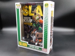 Cubierta de revista Shawn Kemp firmada Funko Pop 07 Seattle Supersonics Slam certificado de autenticidad BAS B - Imagen 1 de 8