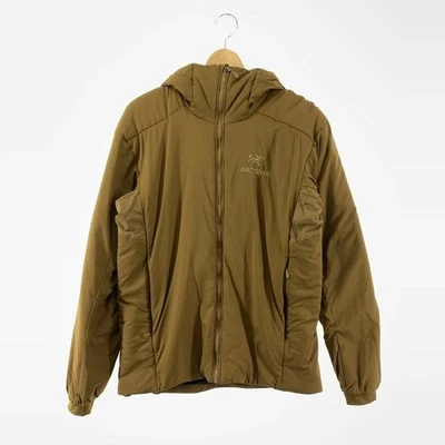[二手] ARC'TERYX Atom AR 连帽夹克 - 男式 S 棕色 - 轻便外套 — 第 1/4 张图片