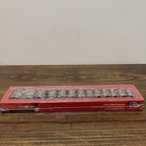 NEW Snap-on™ 1/2" drive 6-point Shallow socket SET 3/8" thru 1 1/8" 313TWYA - Picture 1 of 9