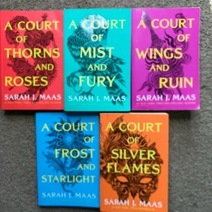 Sarah J. Maas 5 Books Collection Set A Court of Thorns and Roses Series PB Lot - Bild 1 von 15