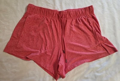 Женские спортивные шорты Athletic Works красновато-оранжевые для тренажерного зала PJ размер L 12-14 - Изображение 1 из 4