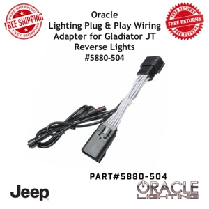 Oracle Rear Bumper LED Reverse Light Wiring Adapters For Jeep Gladiator 5880-504 - Picture 1 of 6