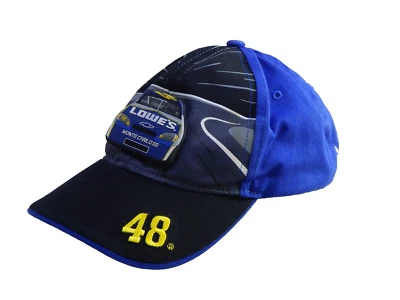 Auténtica gorra Chase Nascar Jimmy Johnson #48 azul de carreras juvenil talla 54 CM Foto 1 de 4