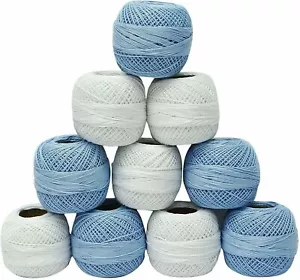 Häkeln Baumwolle Faden mercerisiert Nähgarn Stickerei Stricken Handwerk Herstellung - Bild 1 von 4