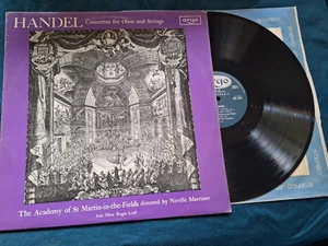 MN ARGO ZRG 5442 Handel Concertos For Oboe & Roger Lord ASMF Marriner LP - Picture 1 of 6