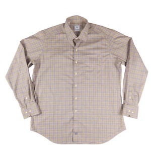 David Donahue Men's Long Sleeve Multi Color Plaid Button Up Shirt XL - Picture 1 of 12