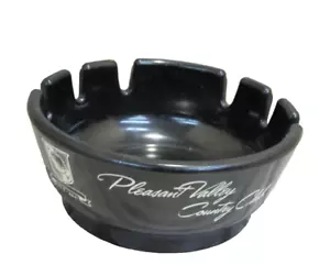 MCM plato profundo 6 ranuras cenicero negro melamina EE. UU. Country Club - Imagen 1 de 8