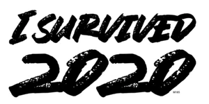 I Survived 2020 - 6x3 Vinyl Bumper Sticker, Decal M185, What a Year it Was!!! - Picture 1 of 1