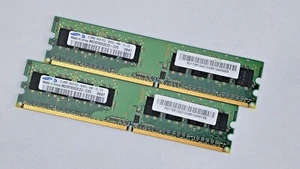 Samsung 2x512Mb DDR2 Memory Kit - Picture 1 of 2