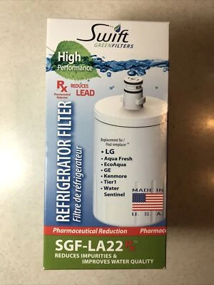 LG Compatible LT500P 46-9890 Refrigerator Filter SGF-LA22 Pharmaceutical Grade - Image 1 of 4