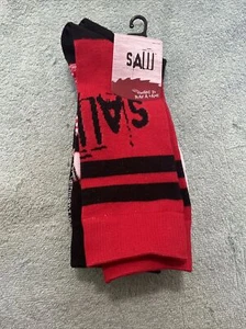 Bioworld Säge Puzzle Porträts Crew Socken 2 Paar Unisex neu mit Etikett - Bild 1 von 6