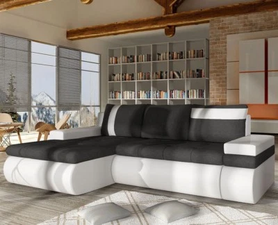 Bettsofa Eckcouch Schlafsofa Sofa Fayett Mini Polsterecke Couchgarnitur L-Form - Bild 1 von 4