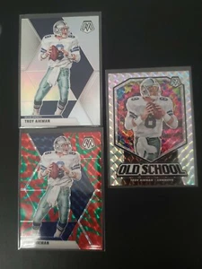 2020 Panini Mosaic Troy Aikman Old School Mosaic Silver Prizm reactive & silver! - Picture 1 of 8