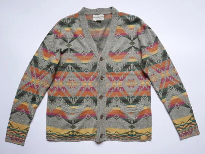 Ralph Lauren Denim & Supply Cárdigan Suéter Chal Azteca Navajo Suroeste M Foto 1 de 4